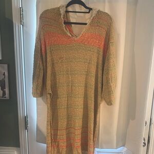 Free People knit midi Hoodie